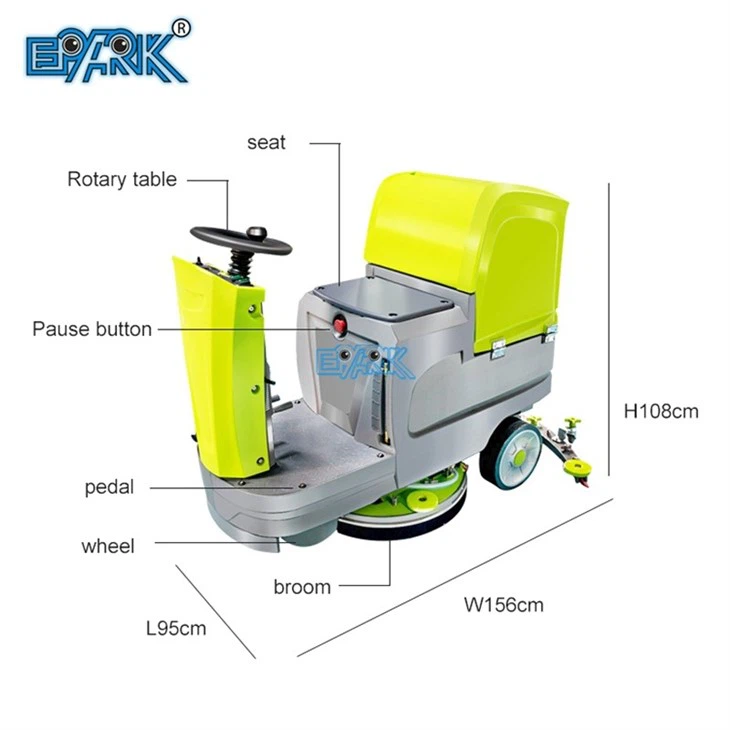 Floor Scrubber Cleaning Game Machine